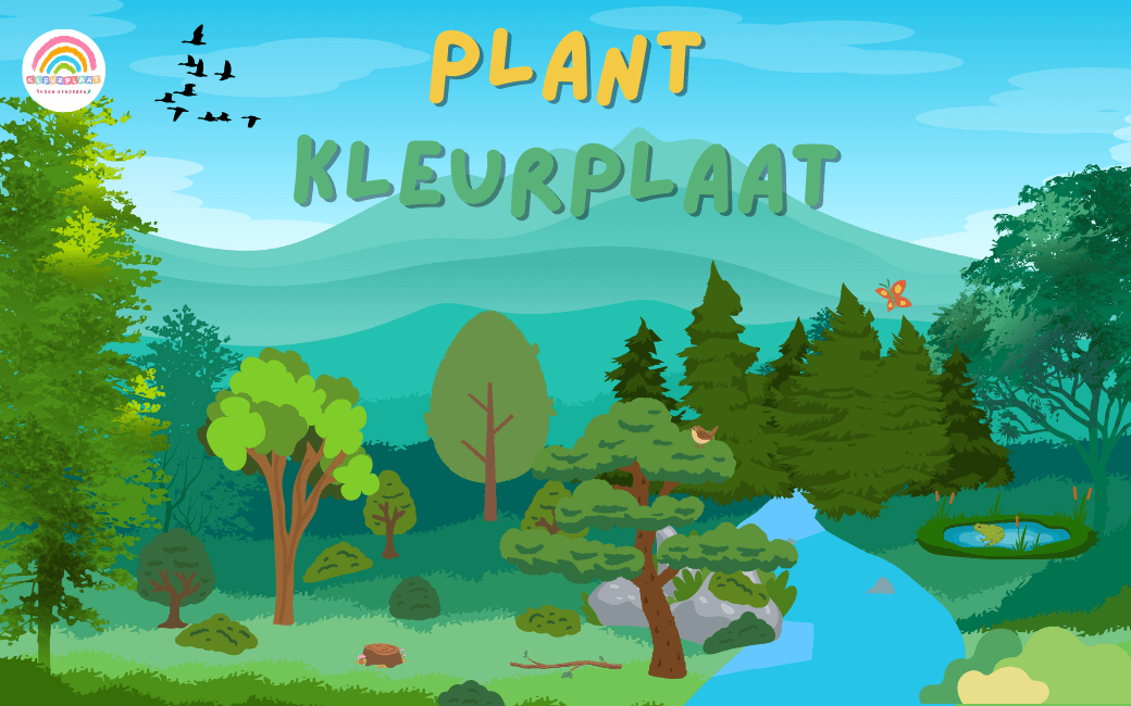 Plant Kleurplaat Banner