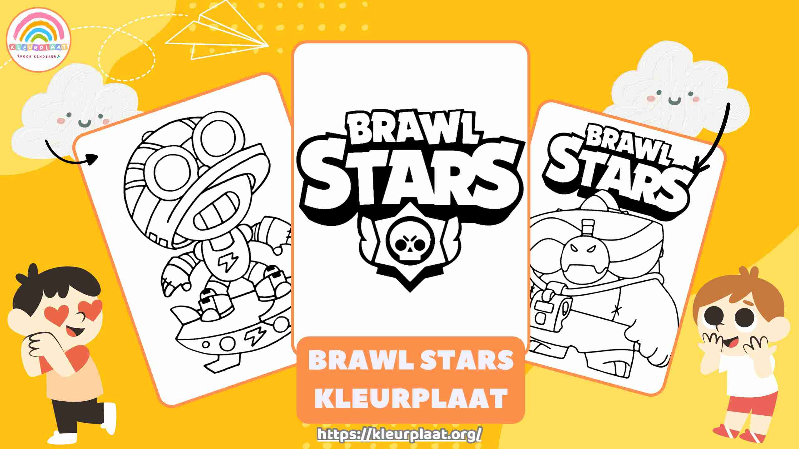 Brawl Stars Kleurplaat Uitgelichte Afbeelding