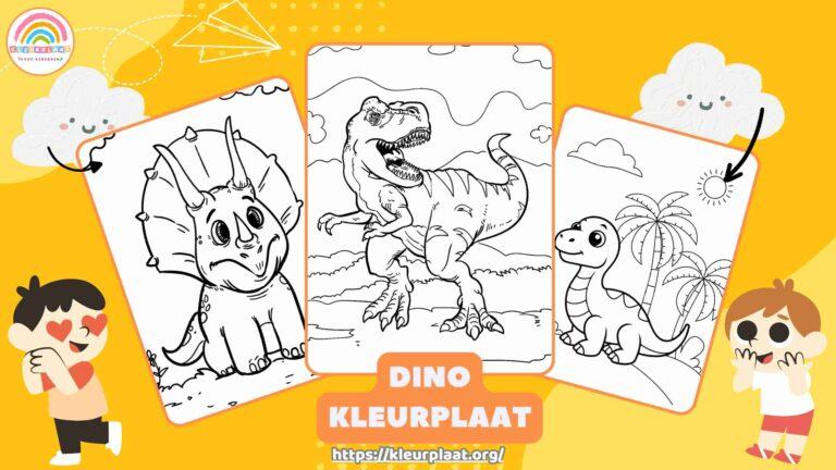 Dino Kleurplaat Uitgelichte Afbeelding