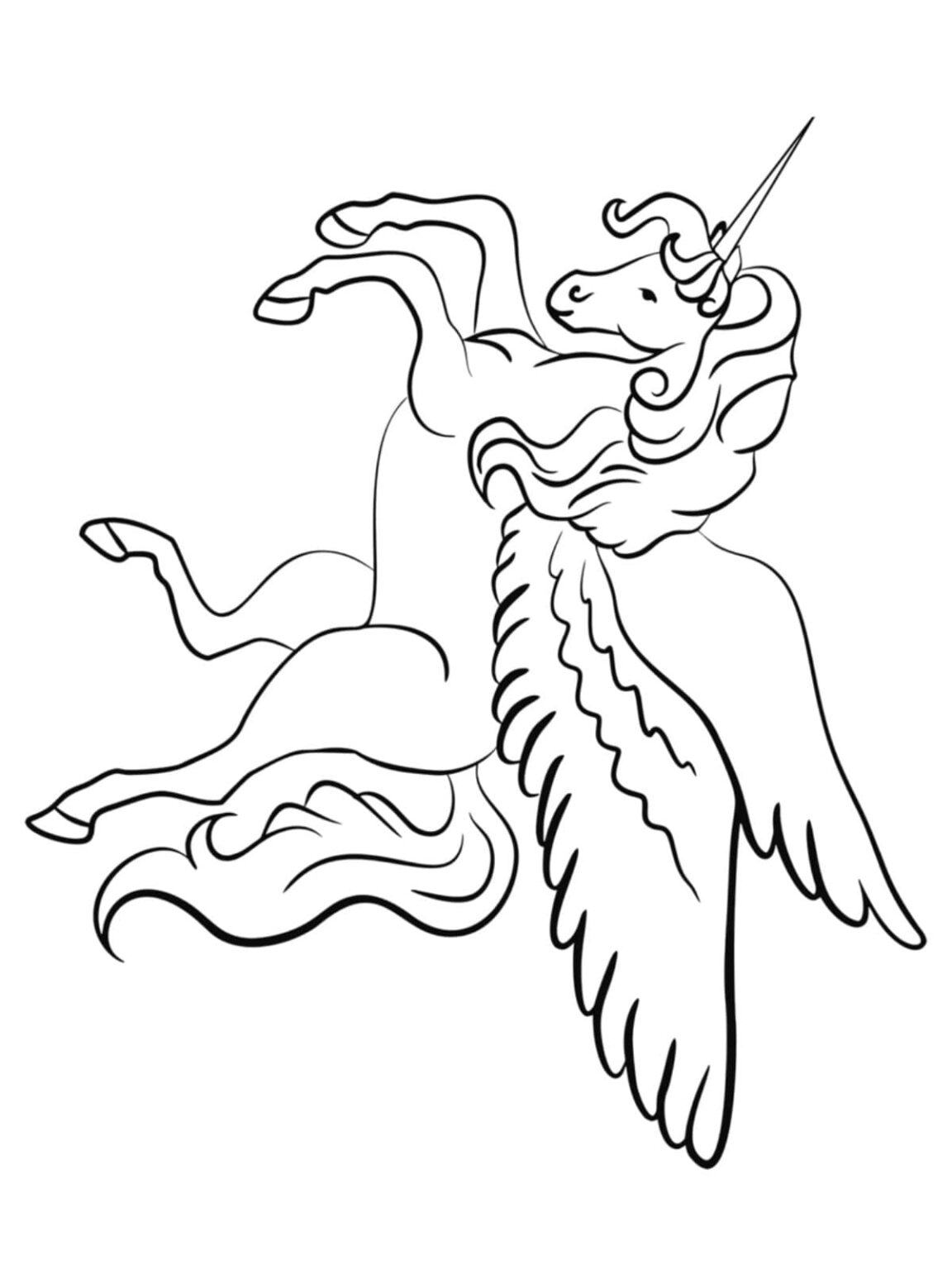 40+ Unicorn Kleurplaat (Gratis PDF Printen) - Kleurplaat.org