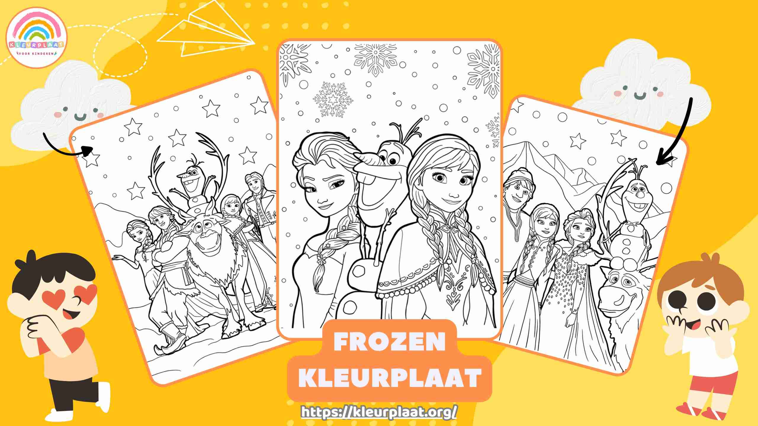 Frozen Kleurplaat Uitgelichte Afbeelding