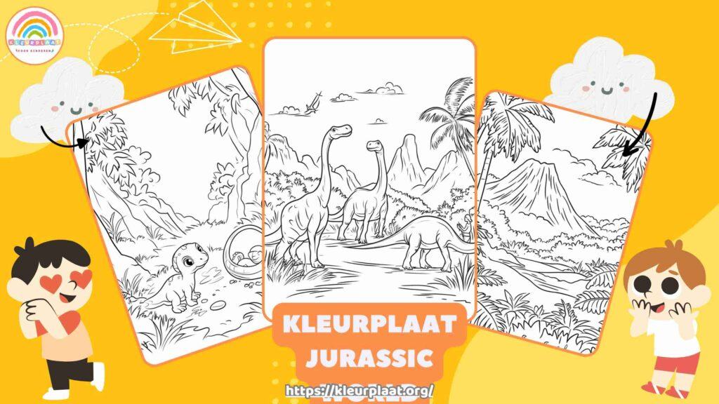 Kleurplaat Jurassic World Uitgelichte Afbeelding