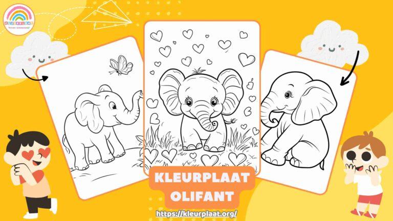 Kleurplaat Olifant Uitgelichte Afbeelding