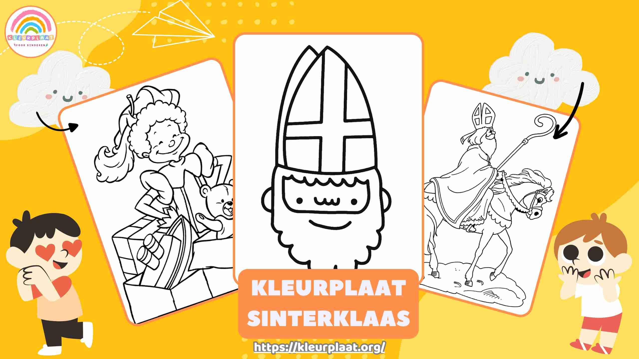 Kleurplaat Sinterklaas Uitgelichte Afbeelding