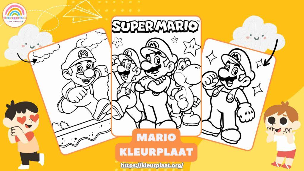 Mario Kleurplaat Uitgelichte Afbeelding