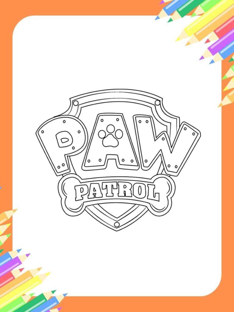 Paw Patrol Kleurplaat Banner Afbeelding