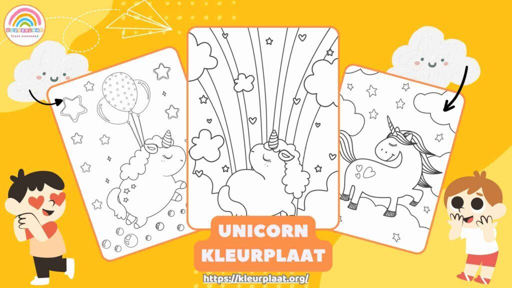 Unicorn Kleurplaat Uitgelichte Afbeelding