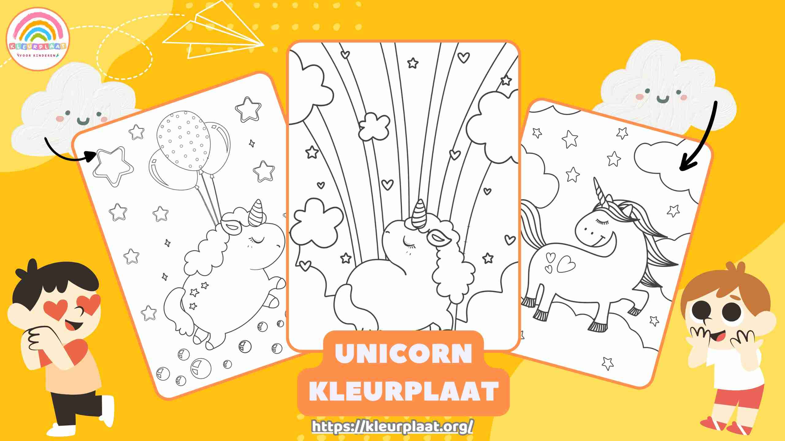 Unicorn Kleurplaat Uitgelichte Afbeelding