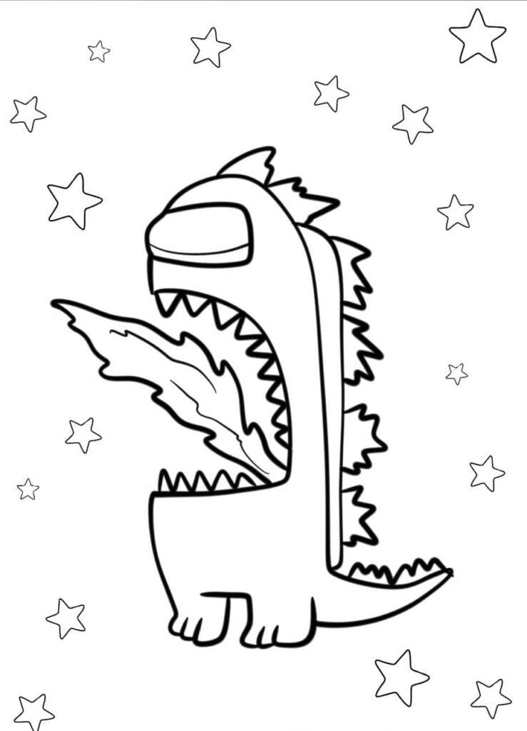 20+ among us coloring page Brings endless fun for your baby ...