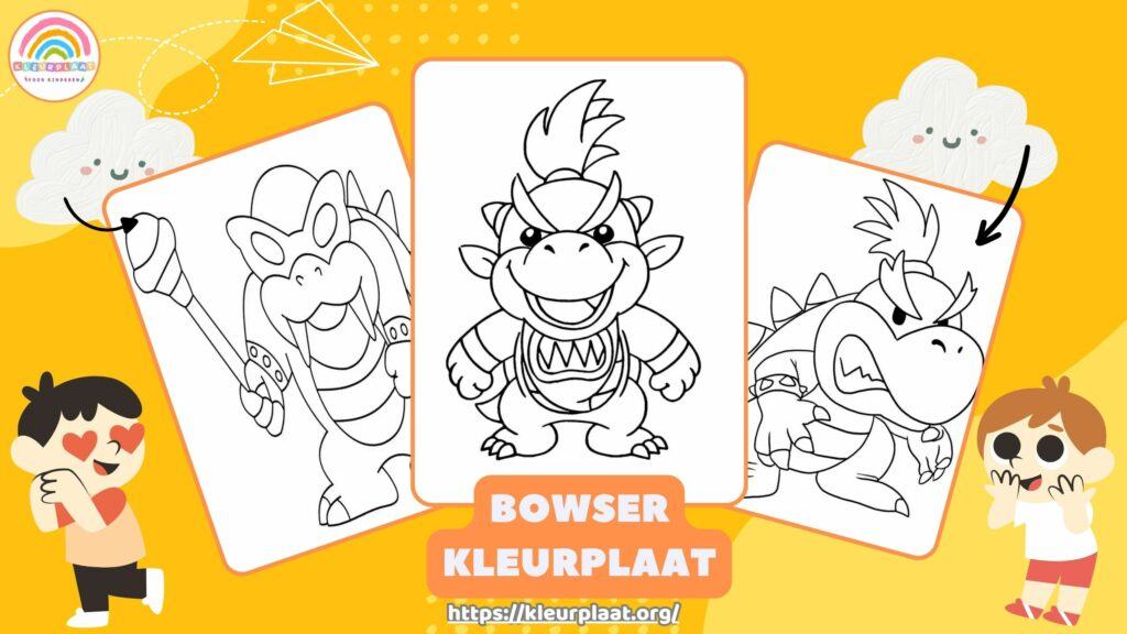 Bowser Kleurplaat