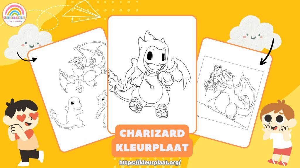 Charizard Kleurplaat