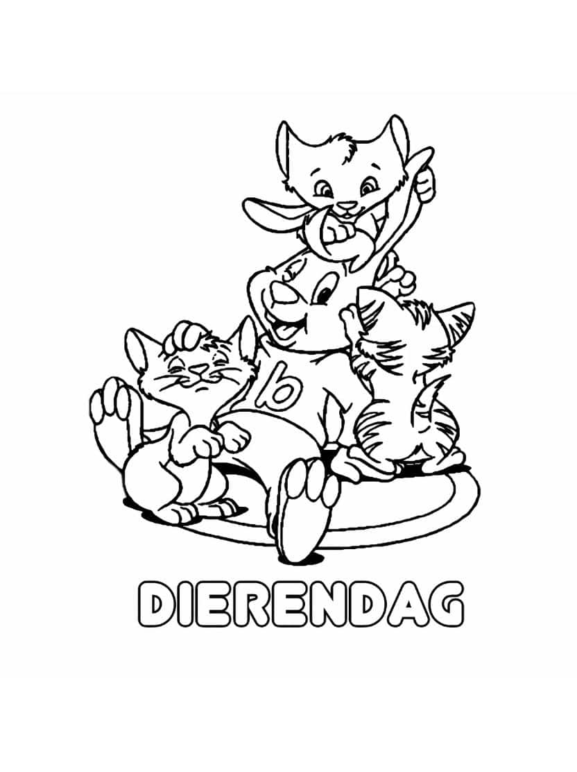 Dierendag Kleurplaten Gratis