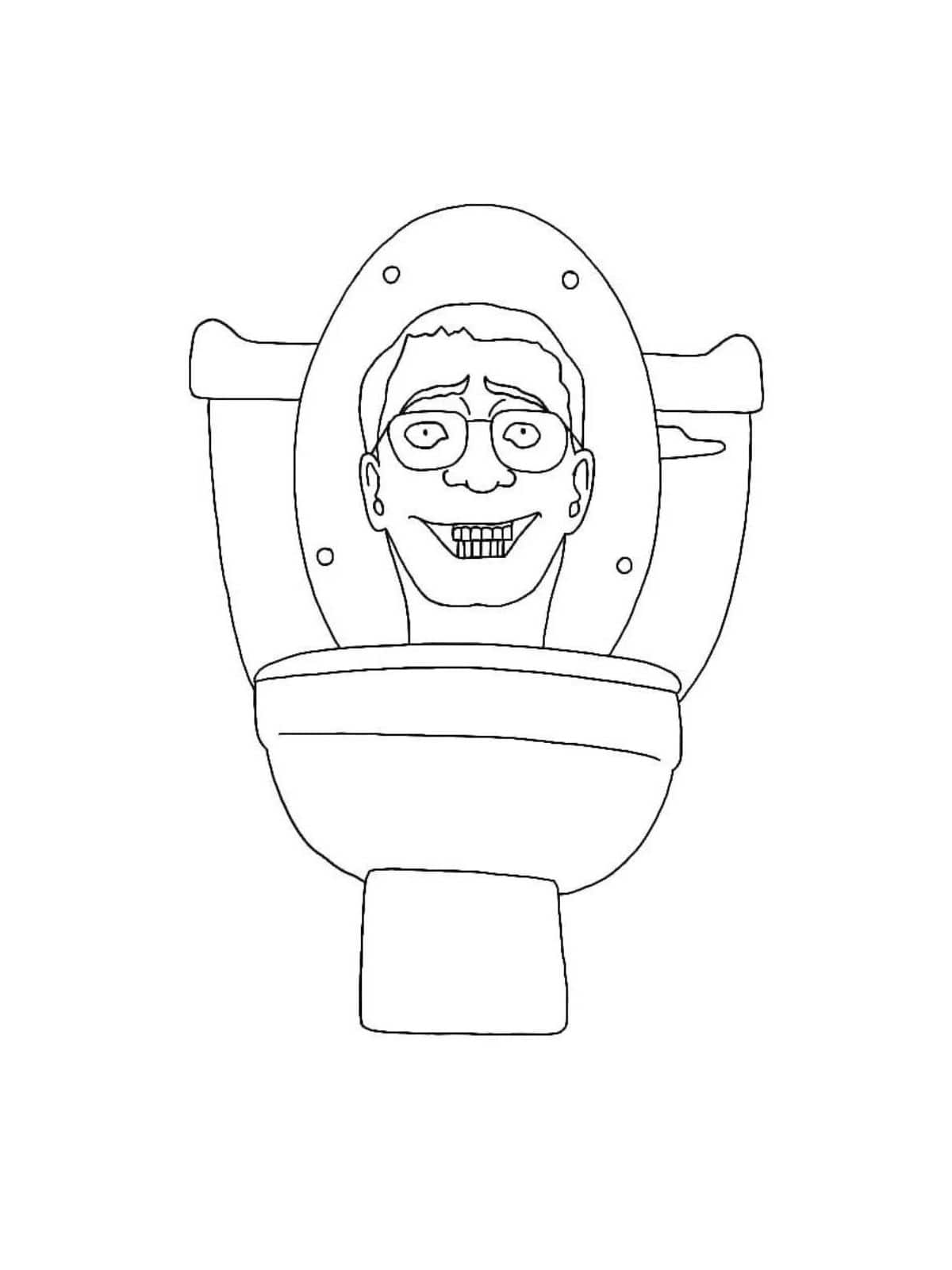 Disegni Skibidi Toilet Kleurplaat