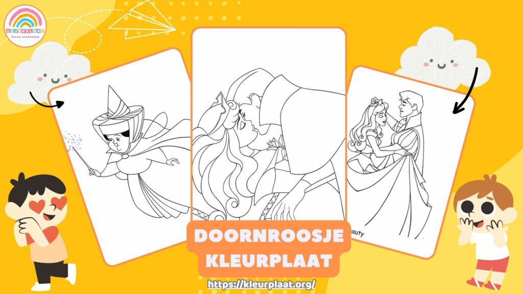 Doornroosje Kleurplaat