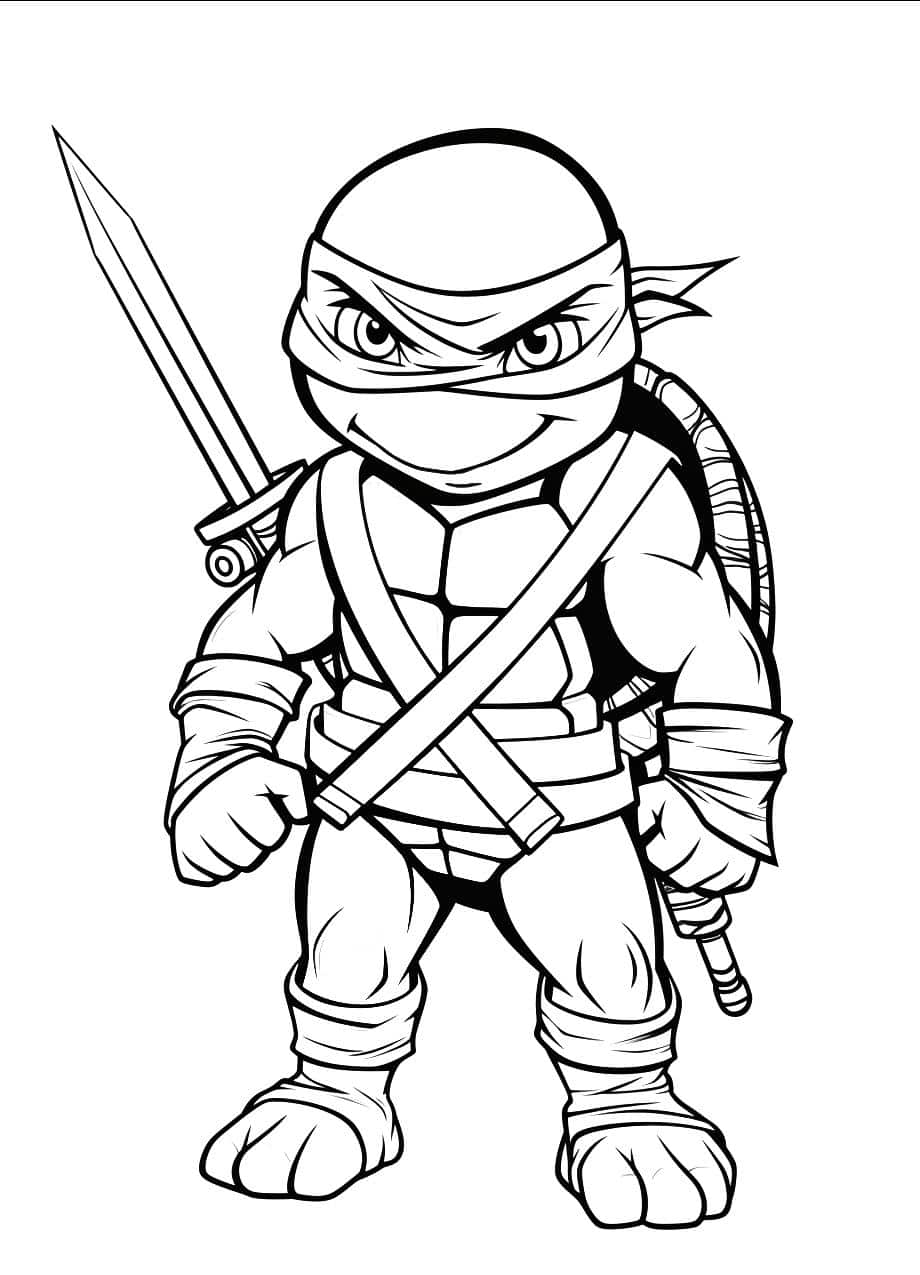 Eenvoudige Ninja Turtles