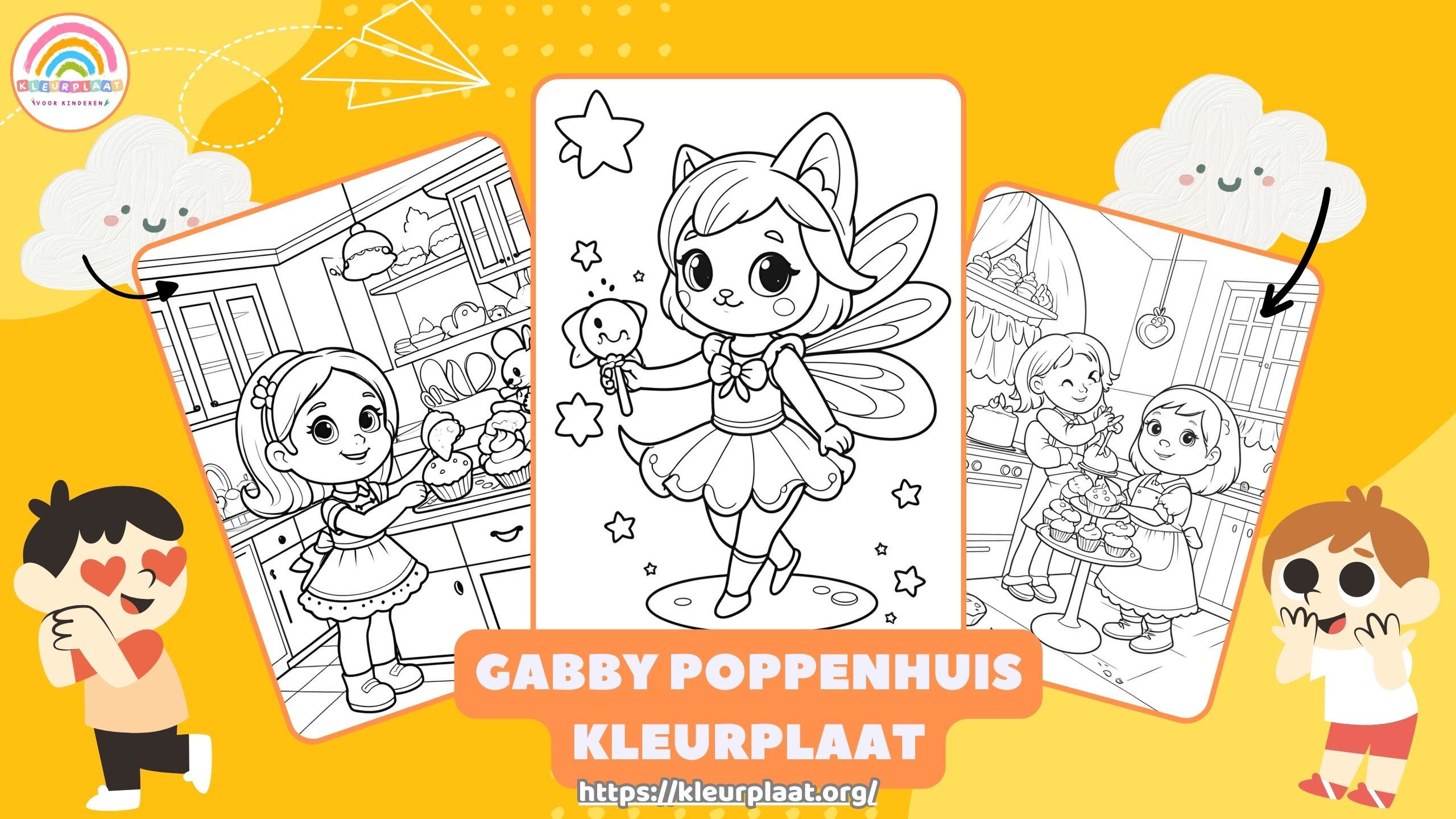 Gabby Poppenhuis Kleurplaat