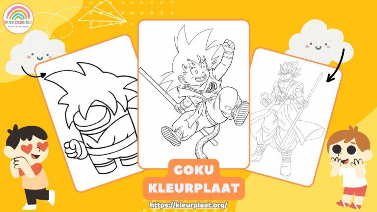 Goku Kleurplaat