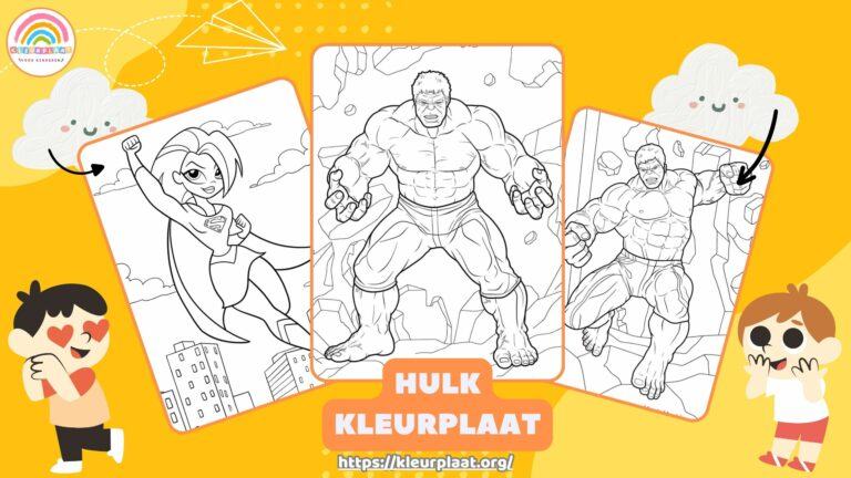 Hulk Kleurplaat