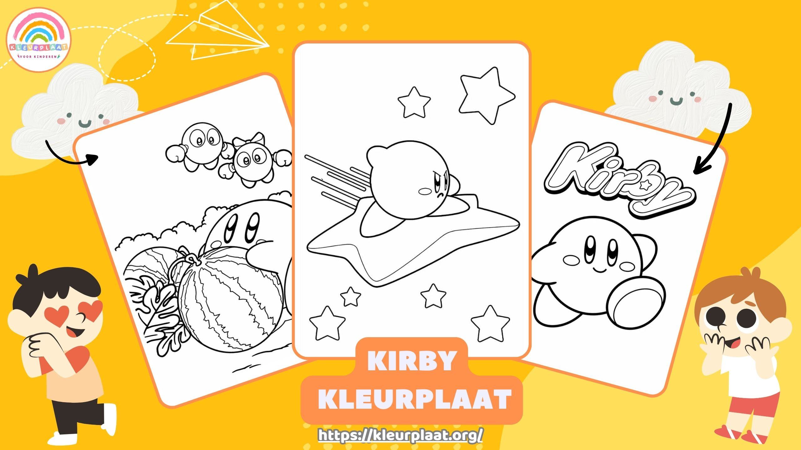 Kirby Kleurplaat