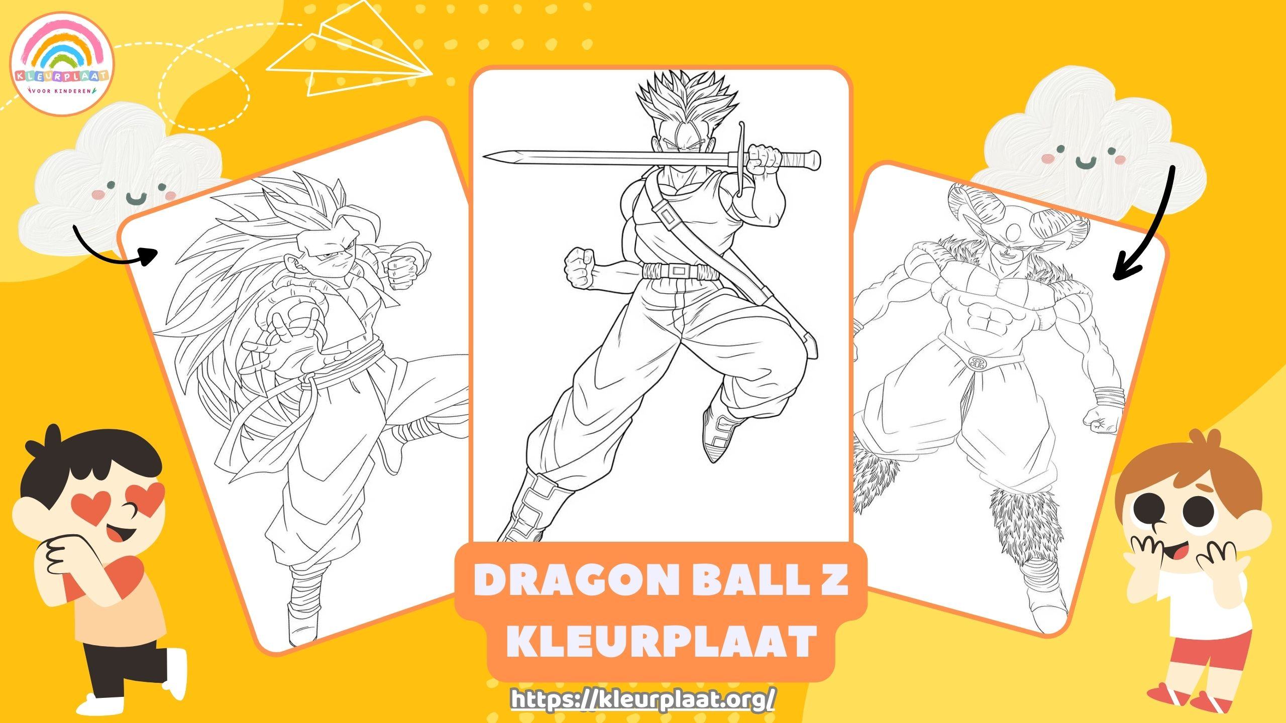 Kleurplaat Dragon Ball Z