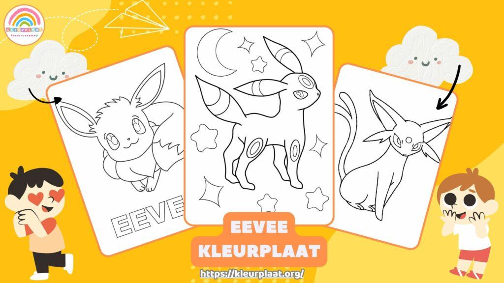 Kleurplaat Eevee