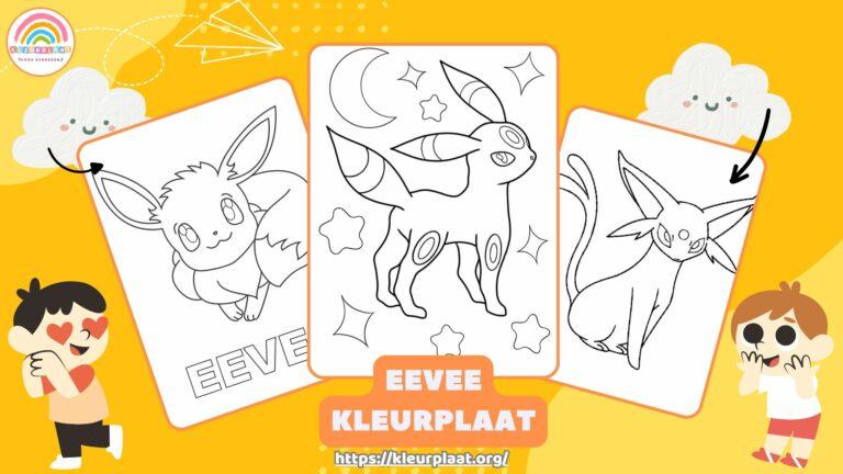 Kleurplaat Eevee