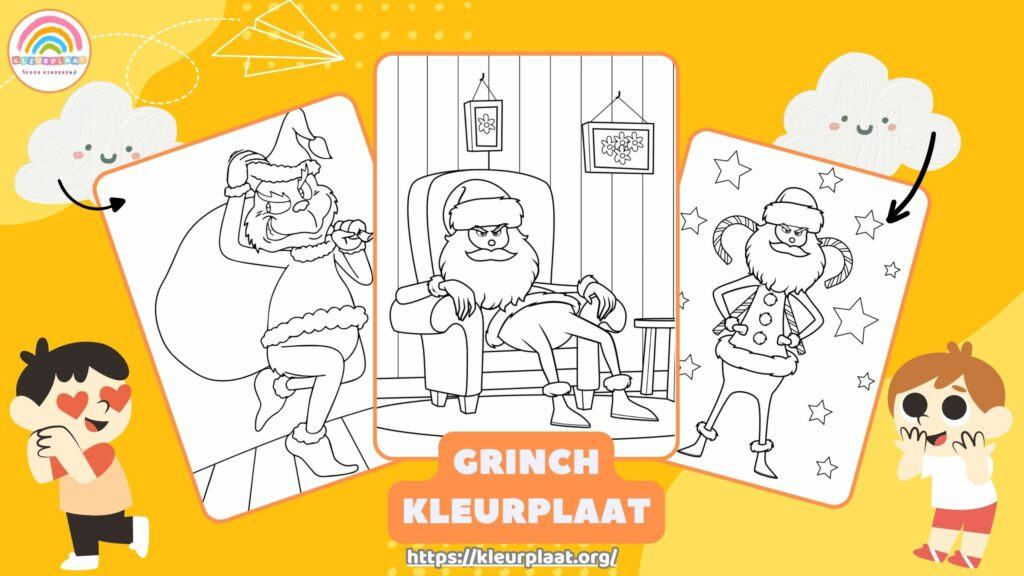 Kleurplaat Grinch