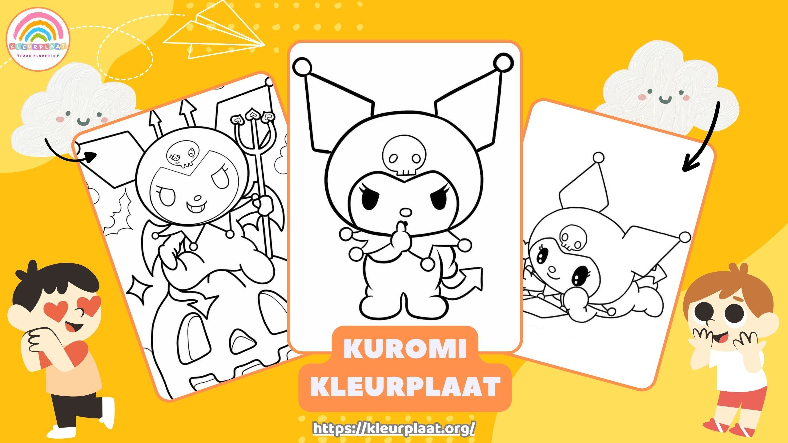 Kleurplaat Kuromi