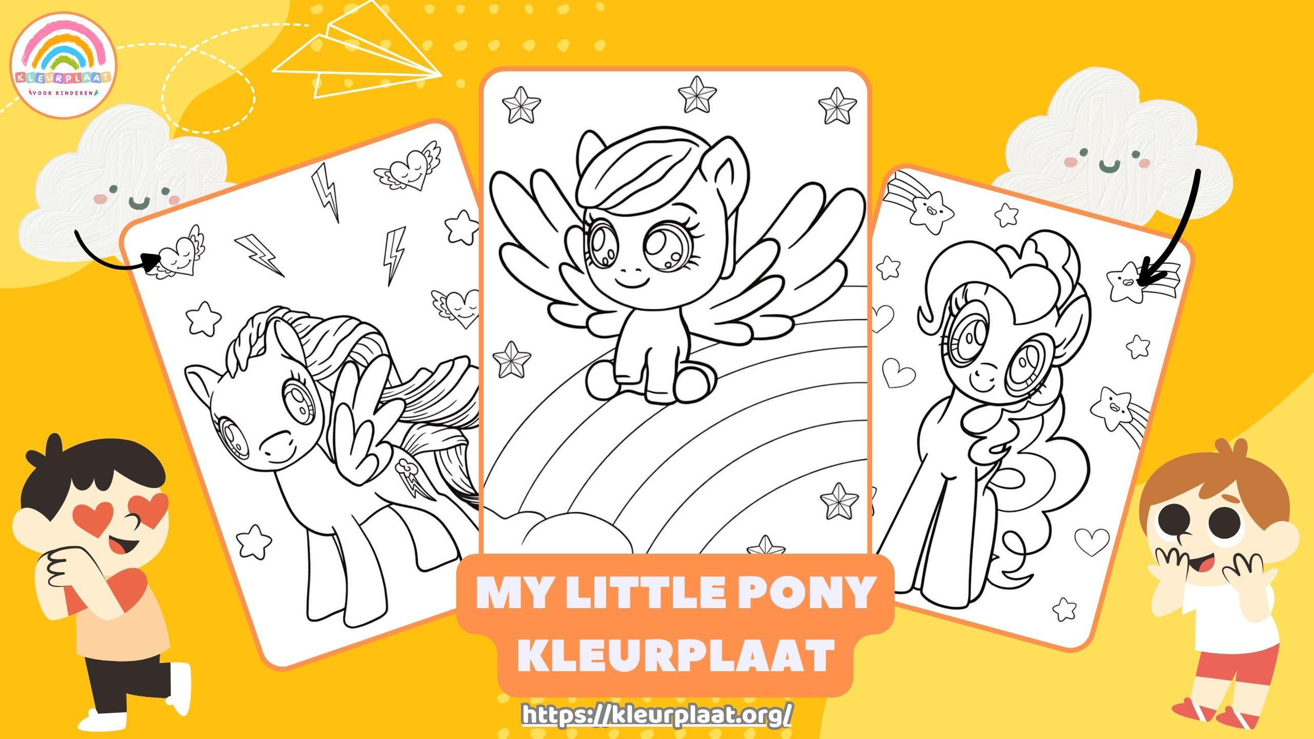 Kleurplaat My Little Pony