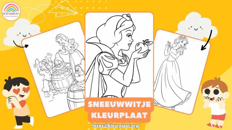 Kleurplaat Sneeuwwitje