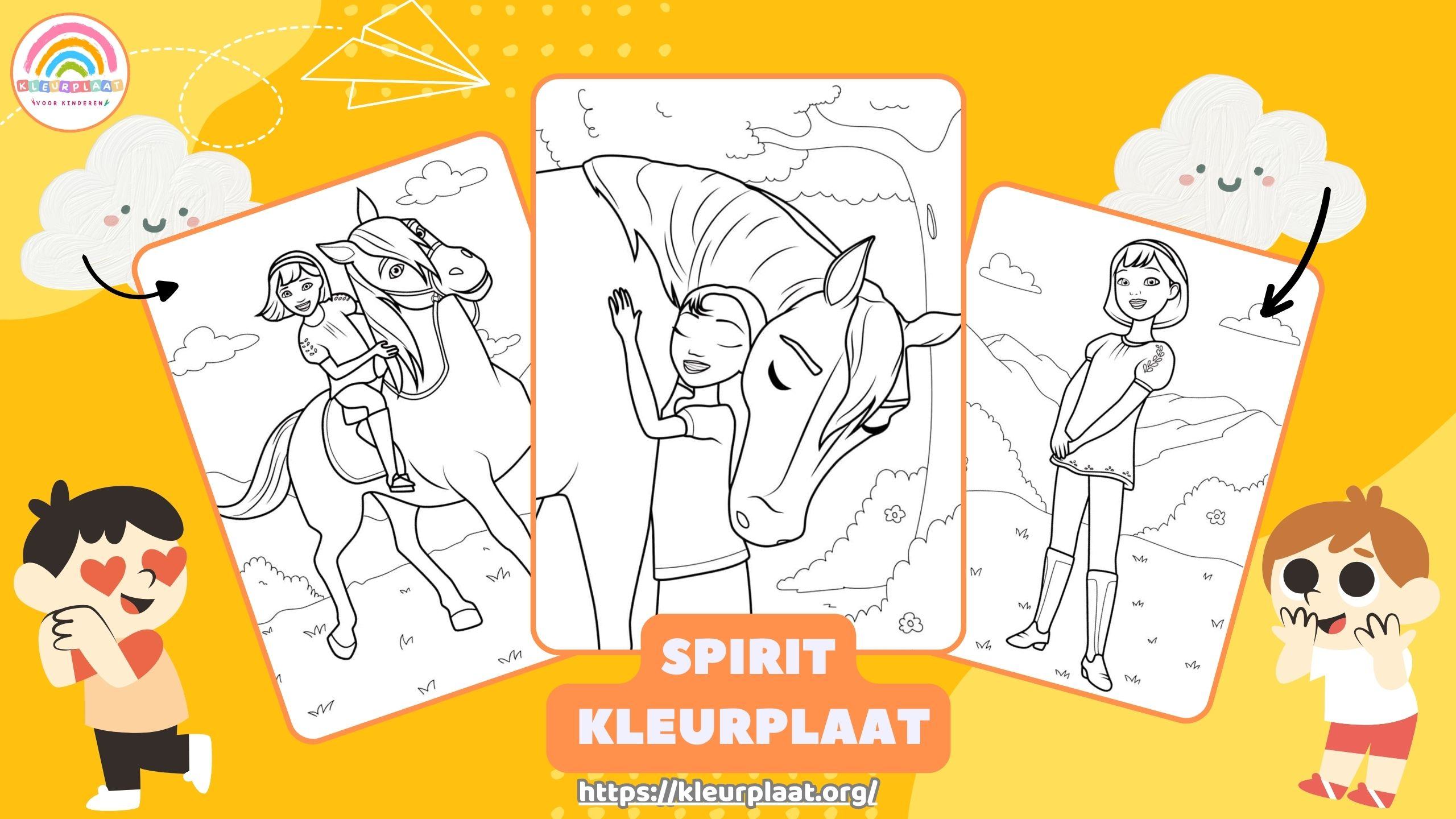 Kleurplaat Spirit