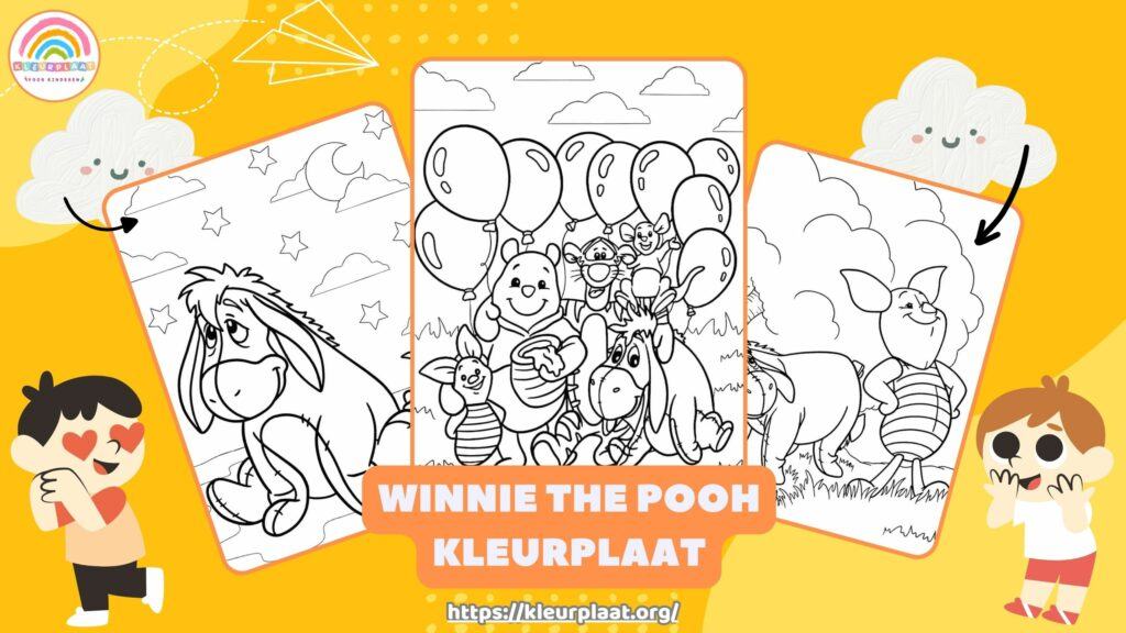 Kleurplaat Winnie The Pooh