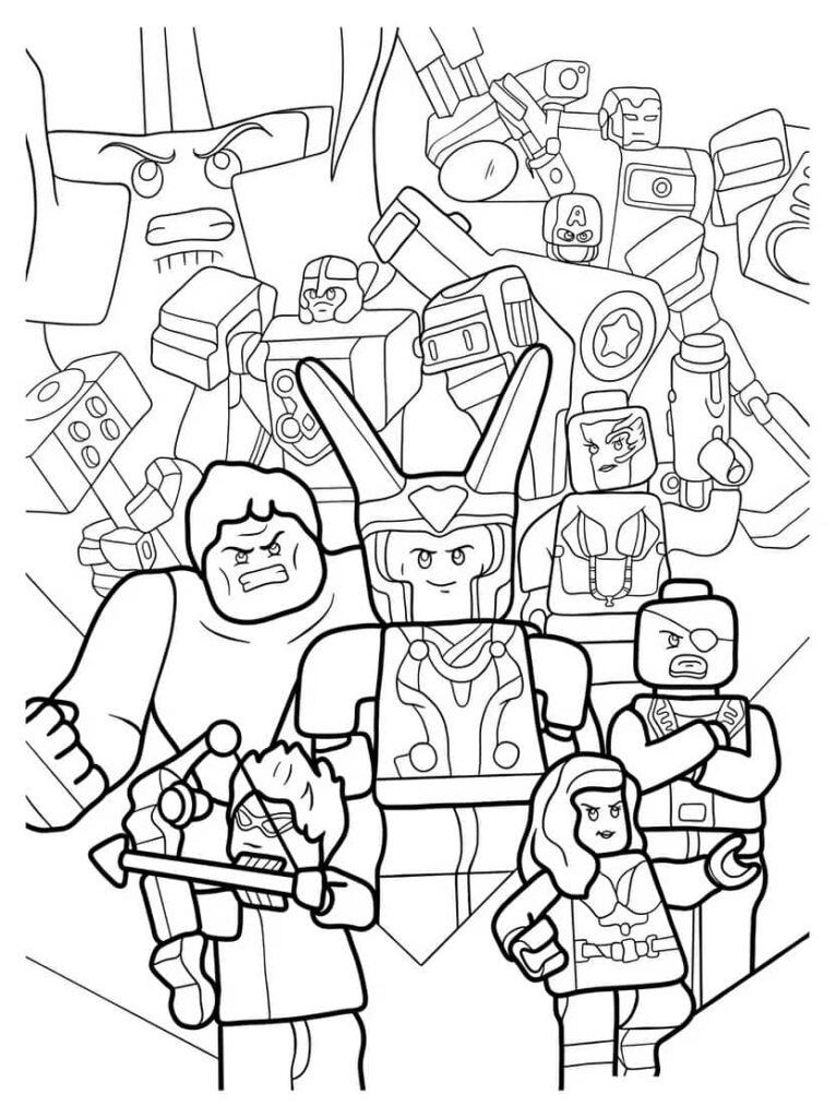 21+ Kleurplaat Marvel (Gratis PDF Printen)