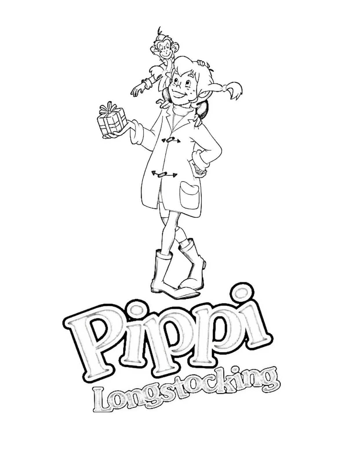 Kleurplaten Pippi Langkous