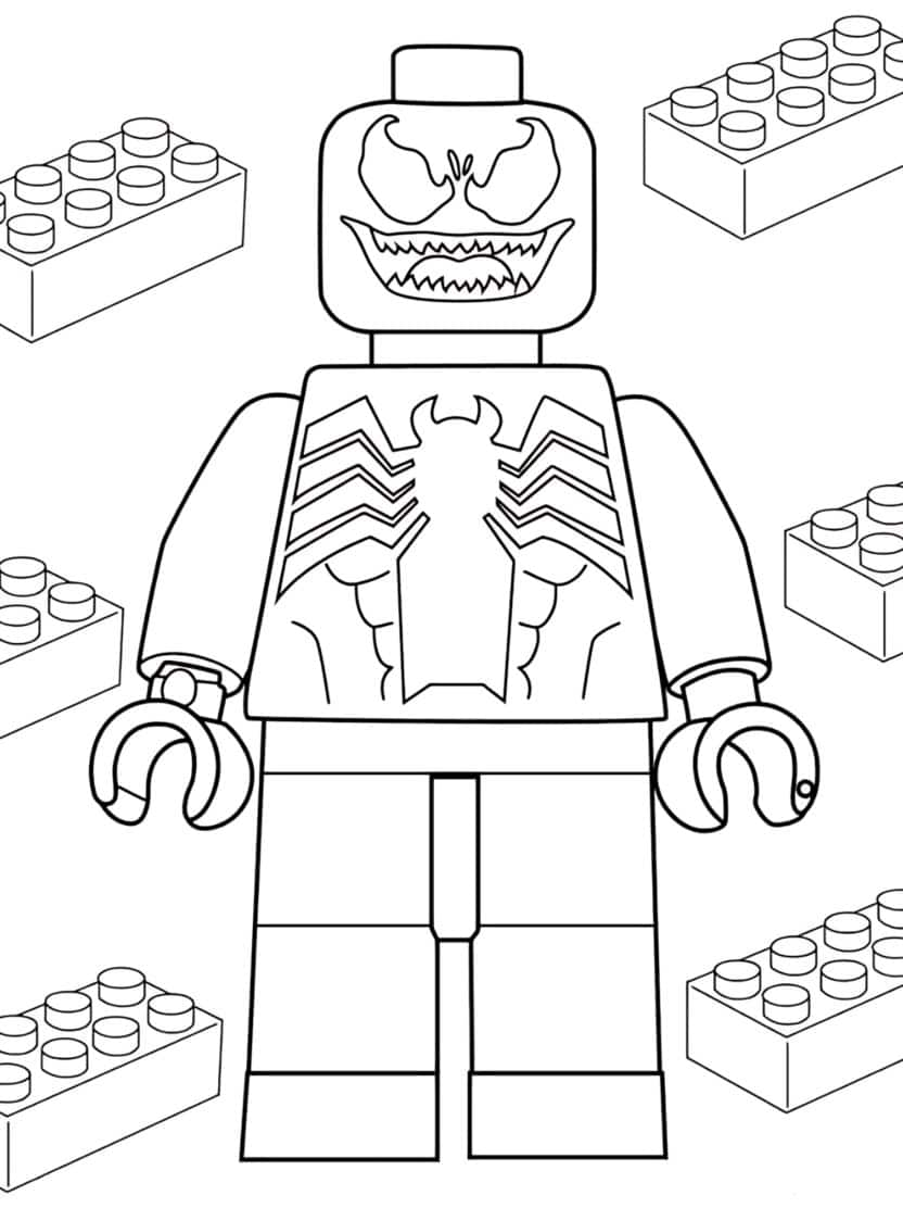 Lego Venom Om In Te Kleuren Kleurplaat