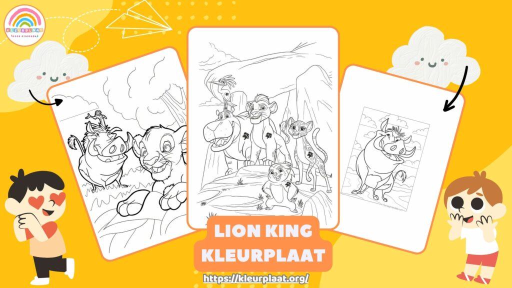 Lion King Kleurplaat