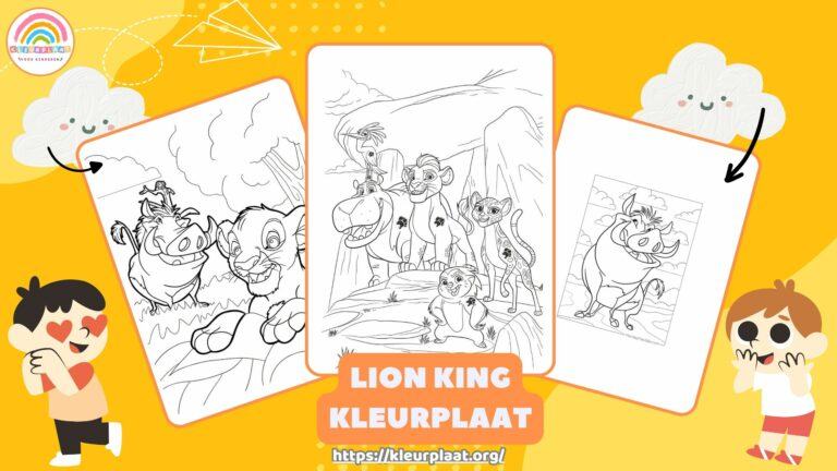 Lion King Kleurplaat