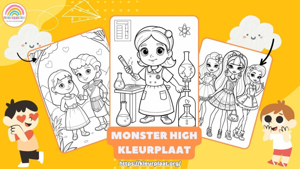 Monster High Kleurplaat