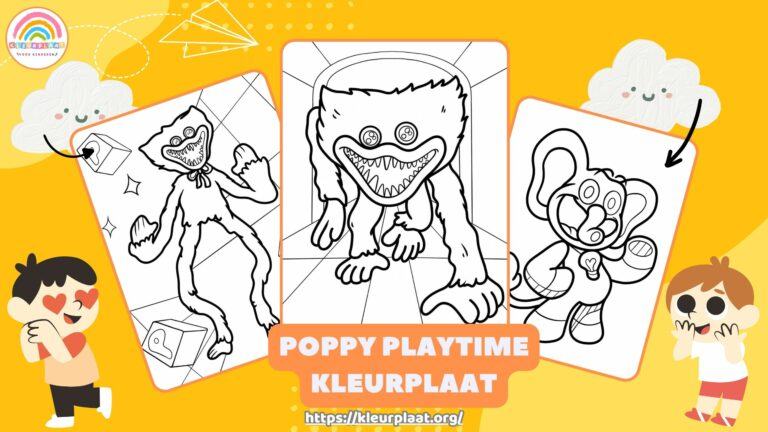 Poppy Playtime Kleurplaat