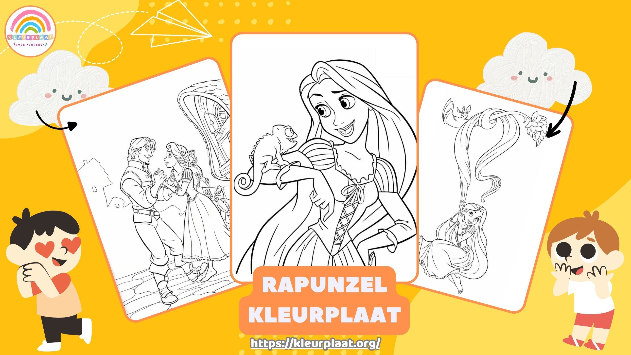 Rapunzel Kleurplaat