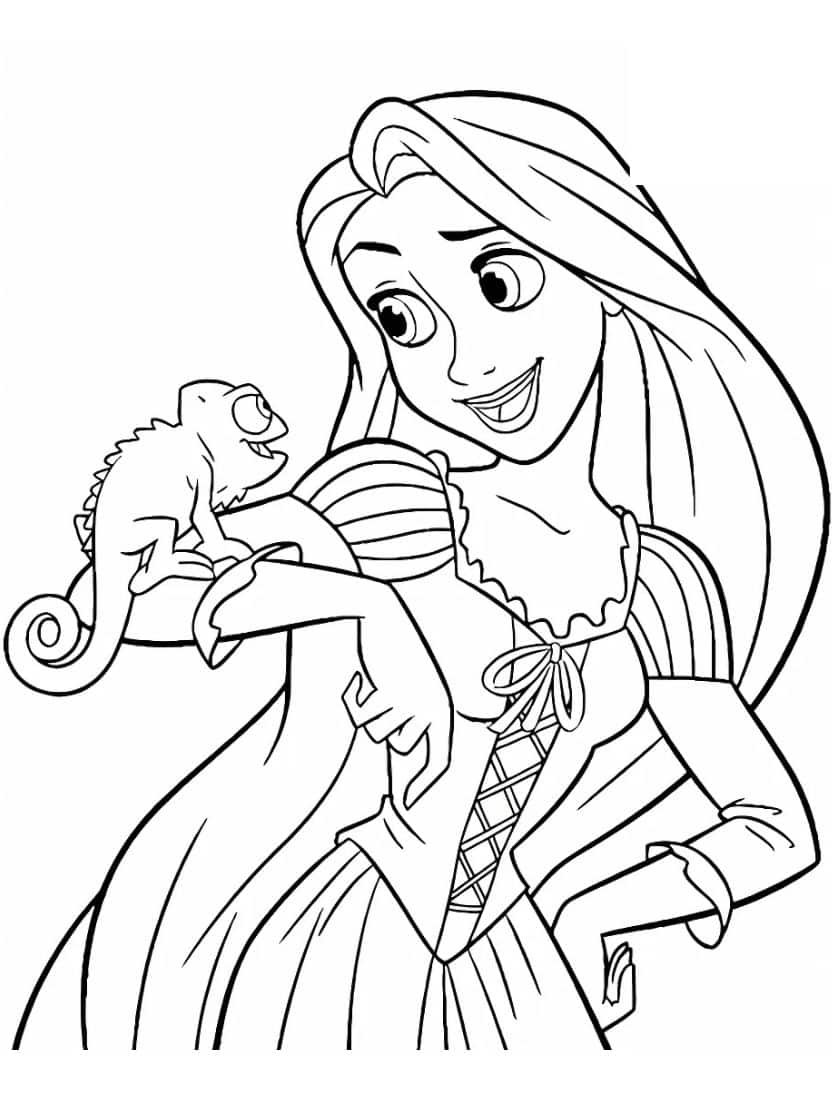 Rapunzel Kleurplaten