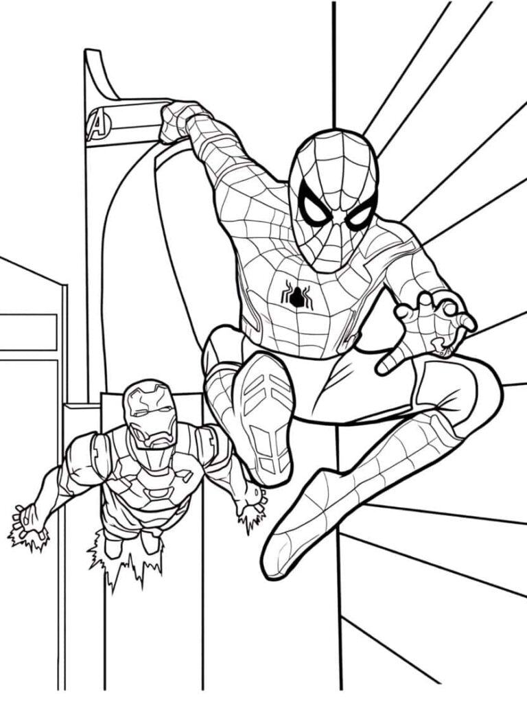 20+ Spider Man Kleurplaat (Gratis PDF Printen) - Kleurplaat.org