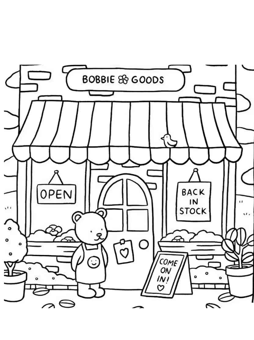 Bobbie Goods En Winkel Kleurplaten