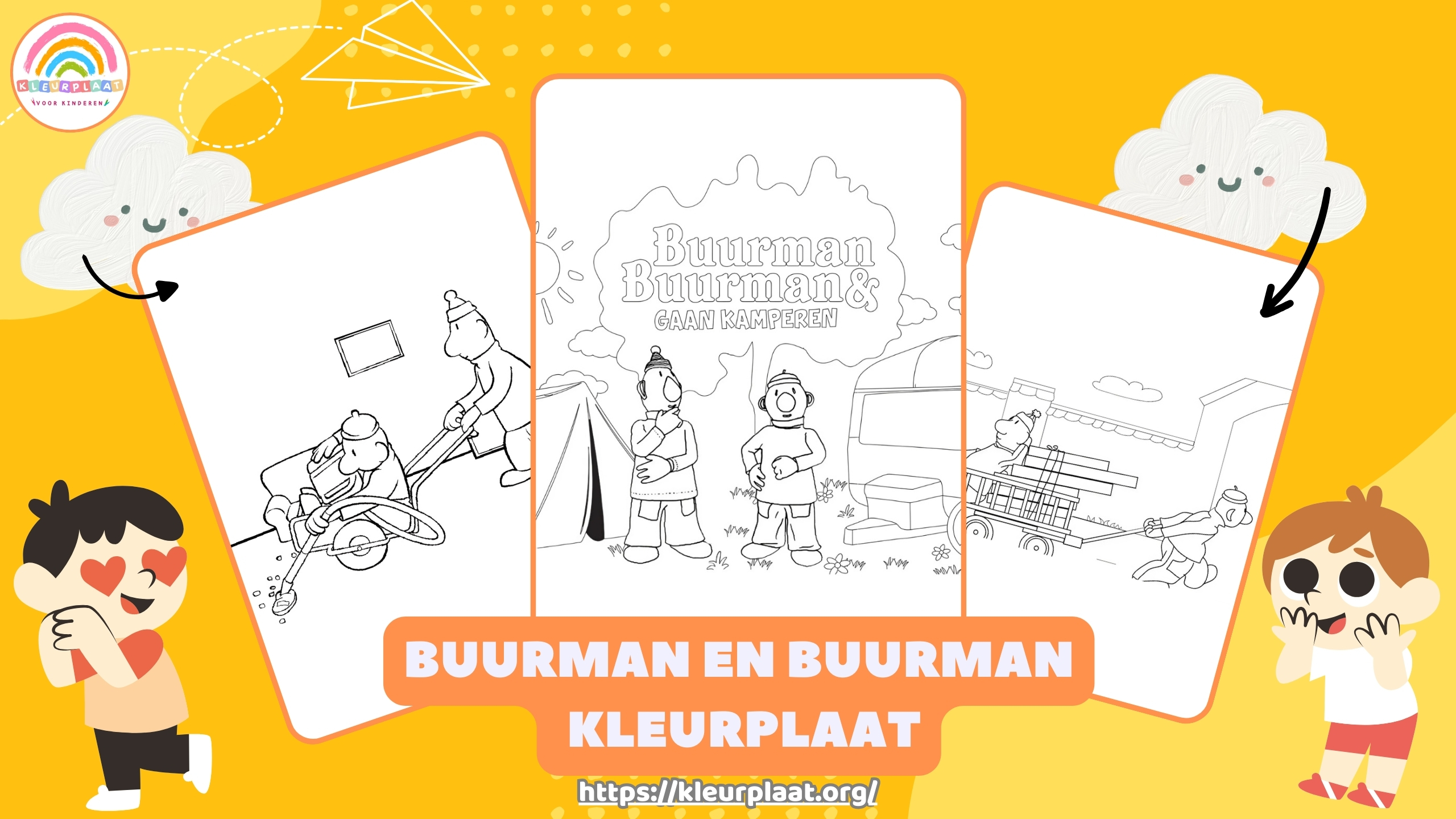 Buurman En Buurman Kleurplaat