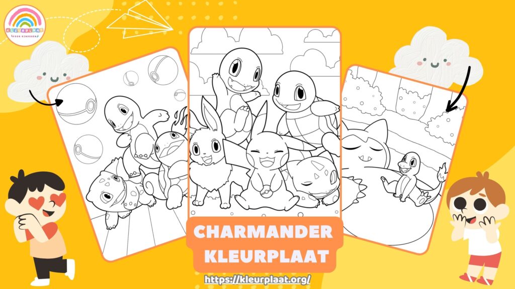 Charmander Kleurplaat