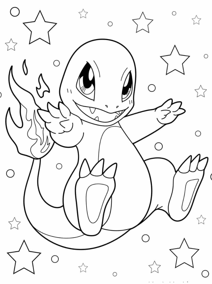 Charmander Met Ster