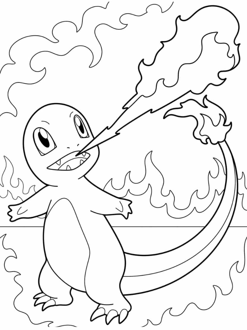 Charmander Met Vuur