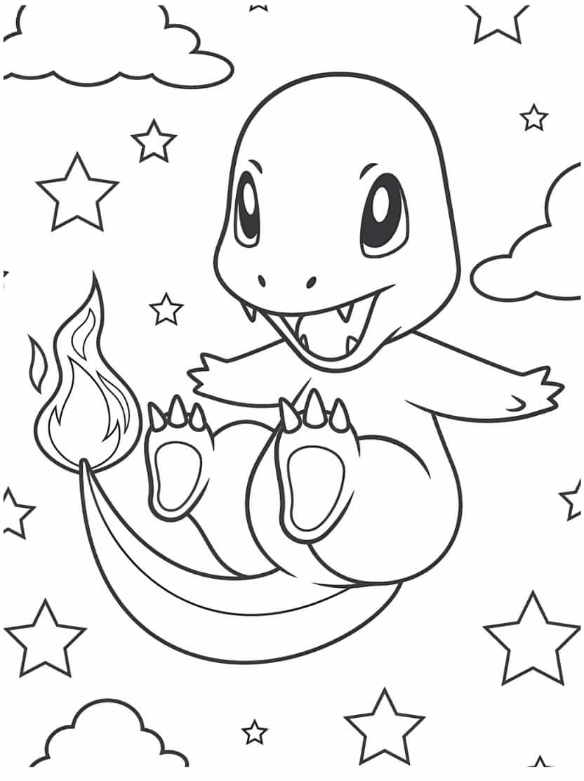 Charmander Met Wolk