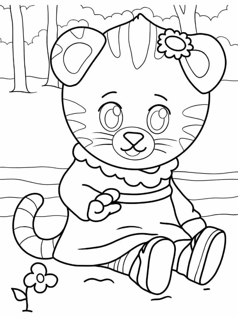 Daniel Tiger Kleurplaten Gratis