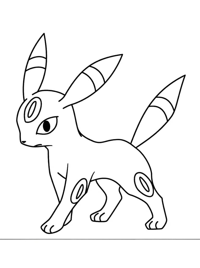 Gedetailleerde Eevee Kleurplaten